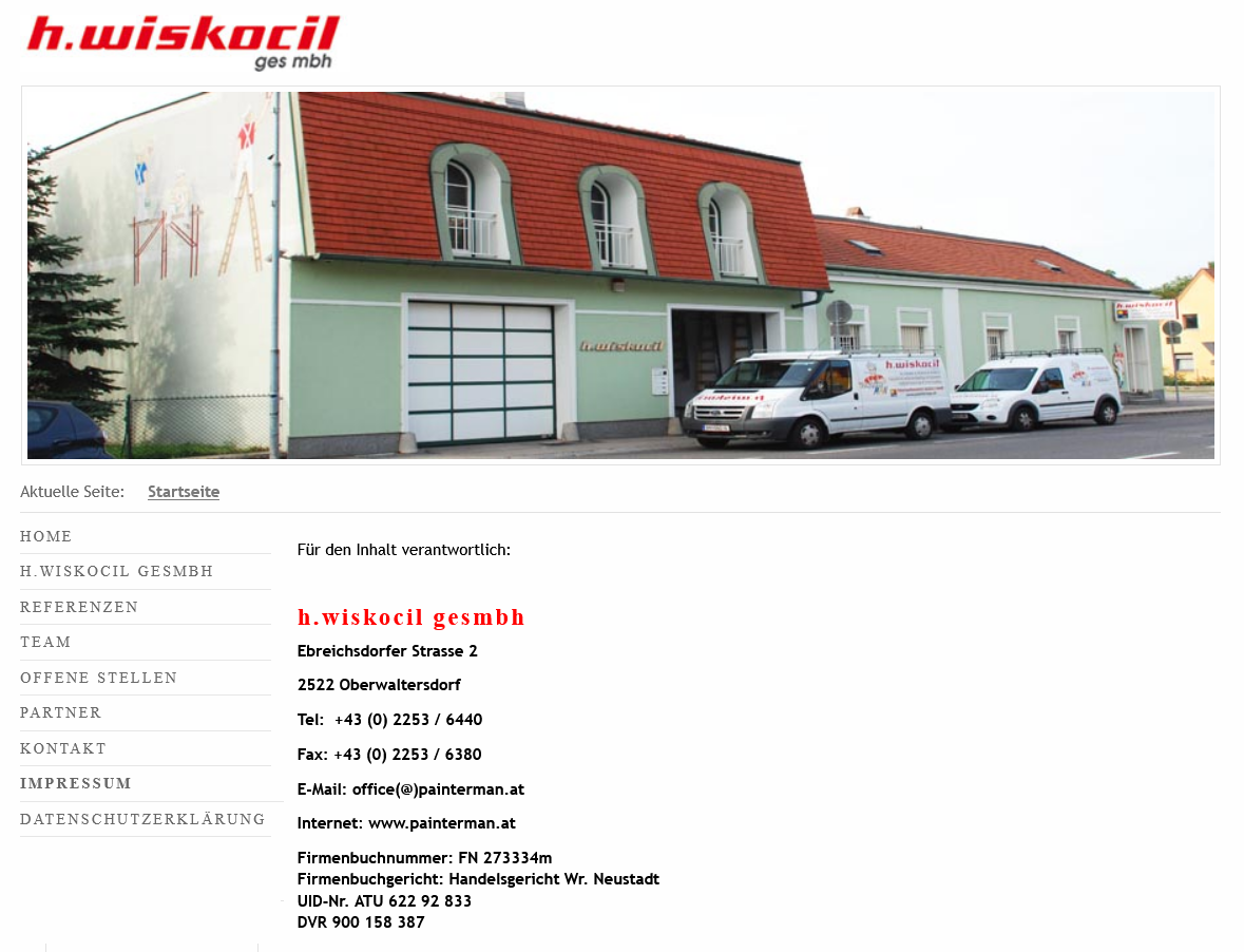 Adresse, Telefonnummer und Mailadresse